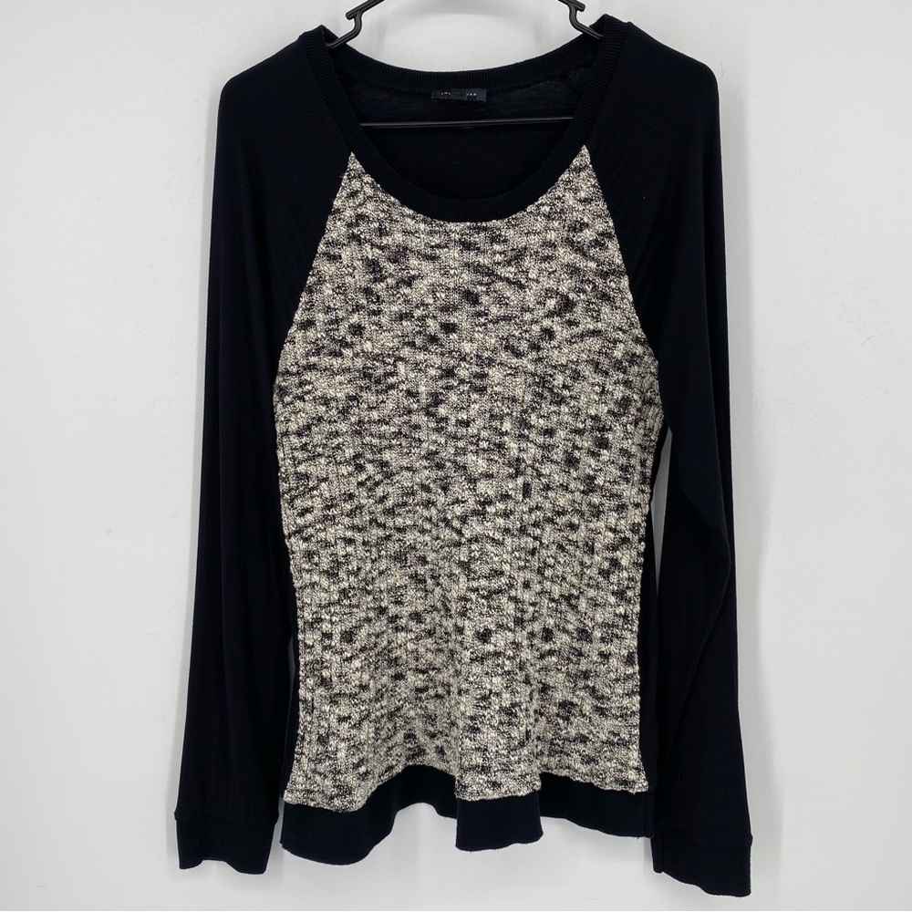 The Limited Long Sleeve Tee with Sweater Front, L